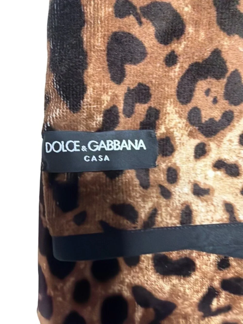 NWT Dolce & Gabbana Casa Bath Towel Leopard Size One Size